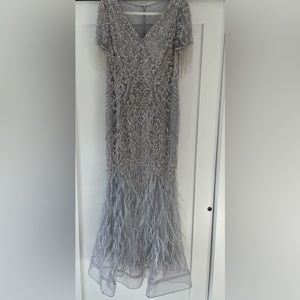 Custom beaded gown